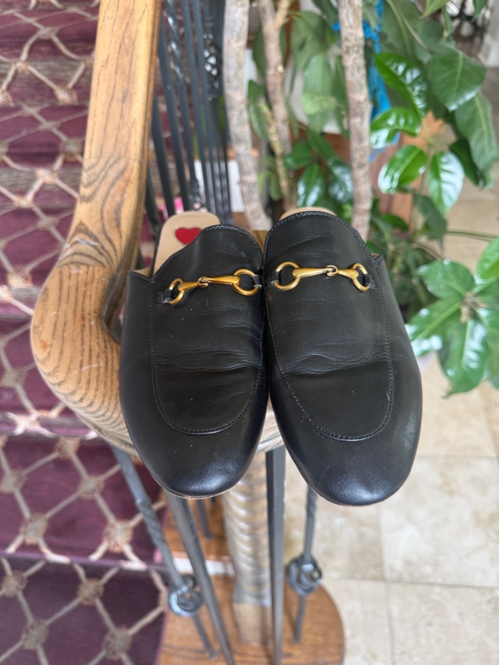 ARQA ladies, black leather mules, very good condition US size 8 - Picture 5 of 12
